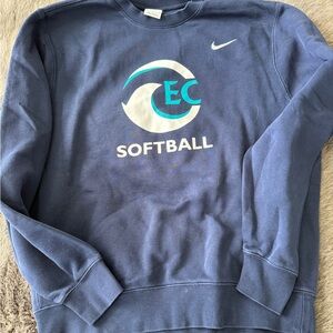 Nike Men's Navy Crewneck Sweater